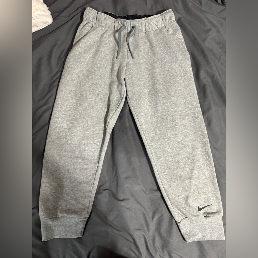 Gray Nike sweats
